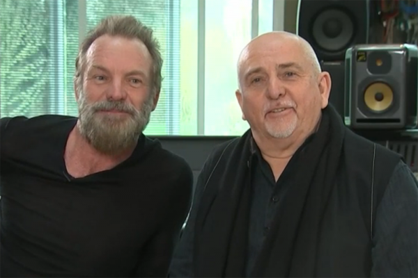 Sting y Peter Gabriel