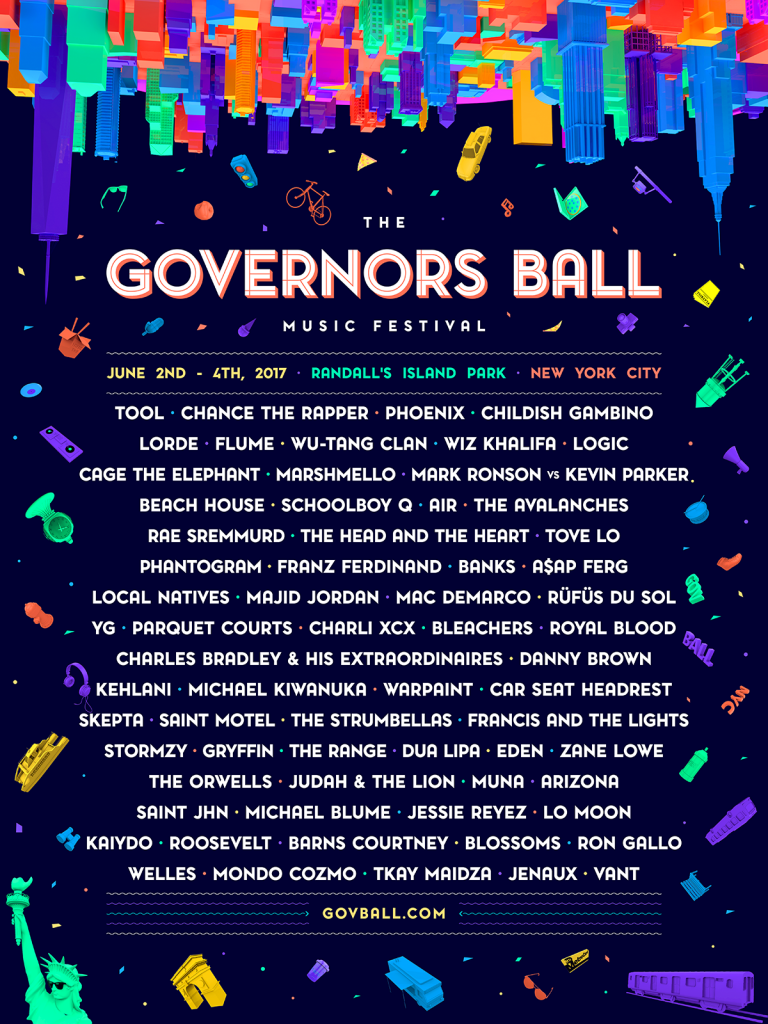 Governors Ball line up