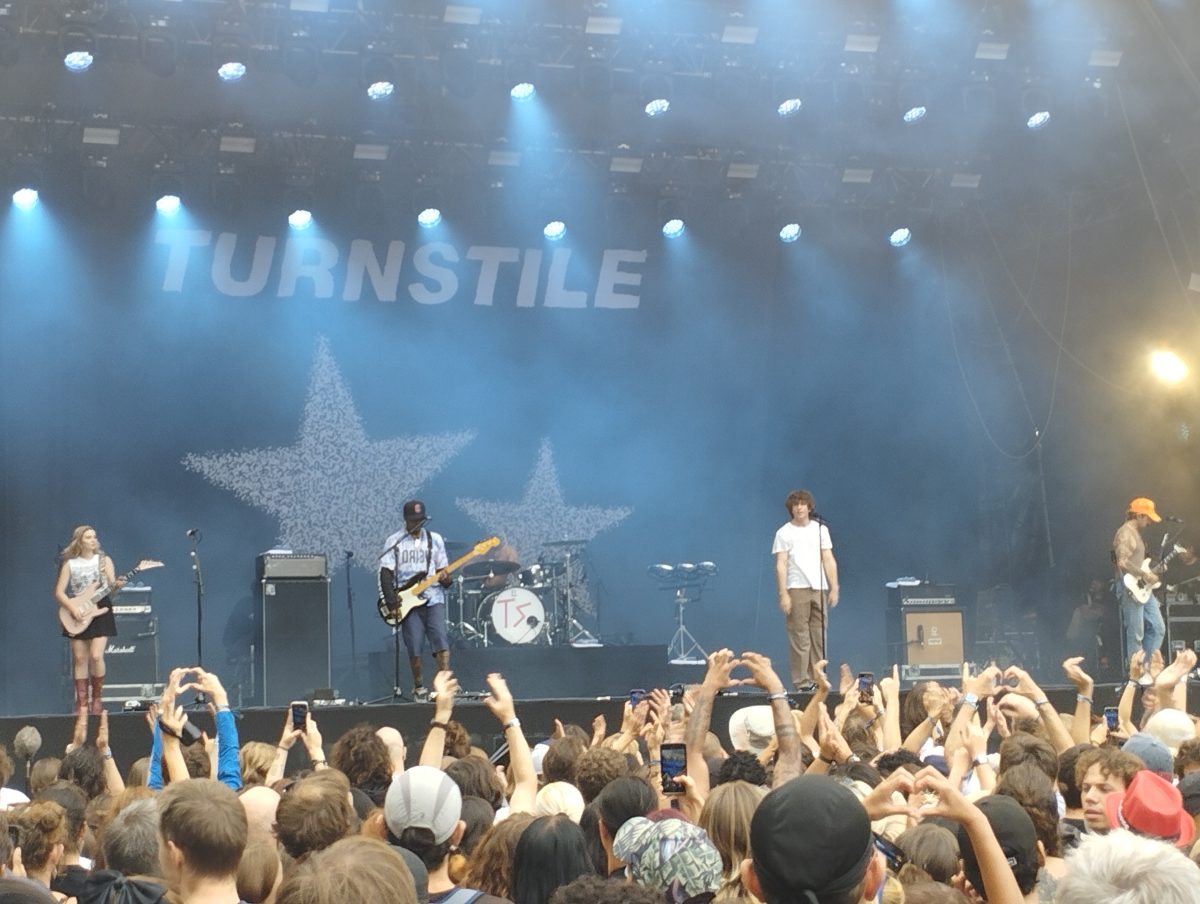 Turnstile en el escenario del festival Rock en Seine en 2023
